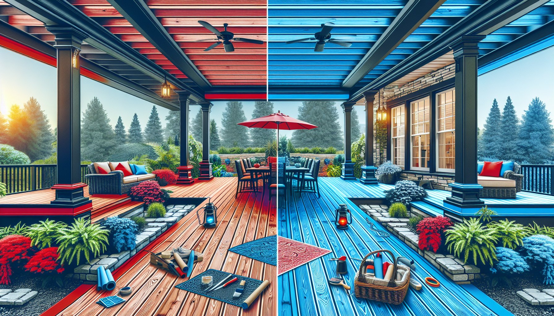 DIY vs. professional deck installation comparison for creating your outdoor sanctuary with Custom Decks LLC in 2025.