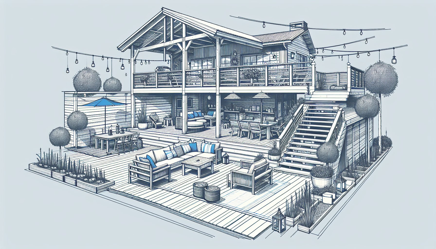 Top 8 DIY deck designs featuring multi-level options, rustic retreats, and outdoor living rooms for creative outdoor spaces.