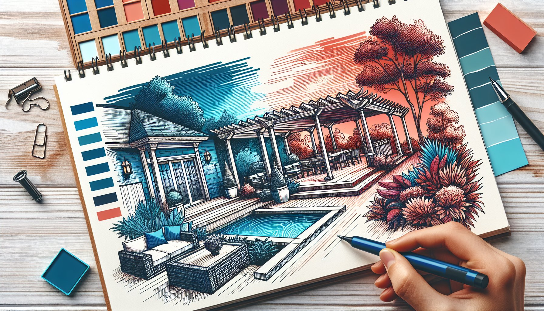 Stunning pergola design ideas for transforming outdoor living spaces with custom features and seasonal decor inspiration.