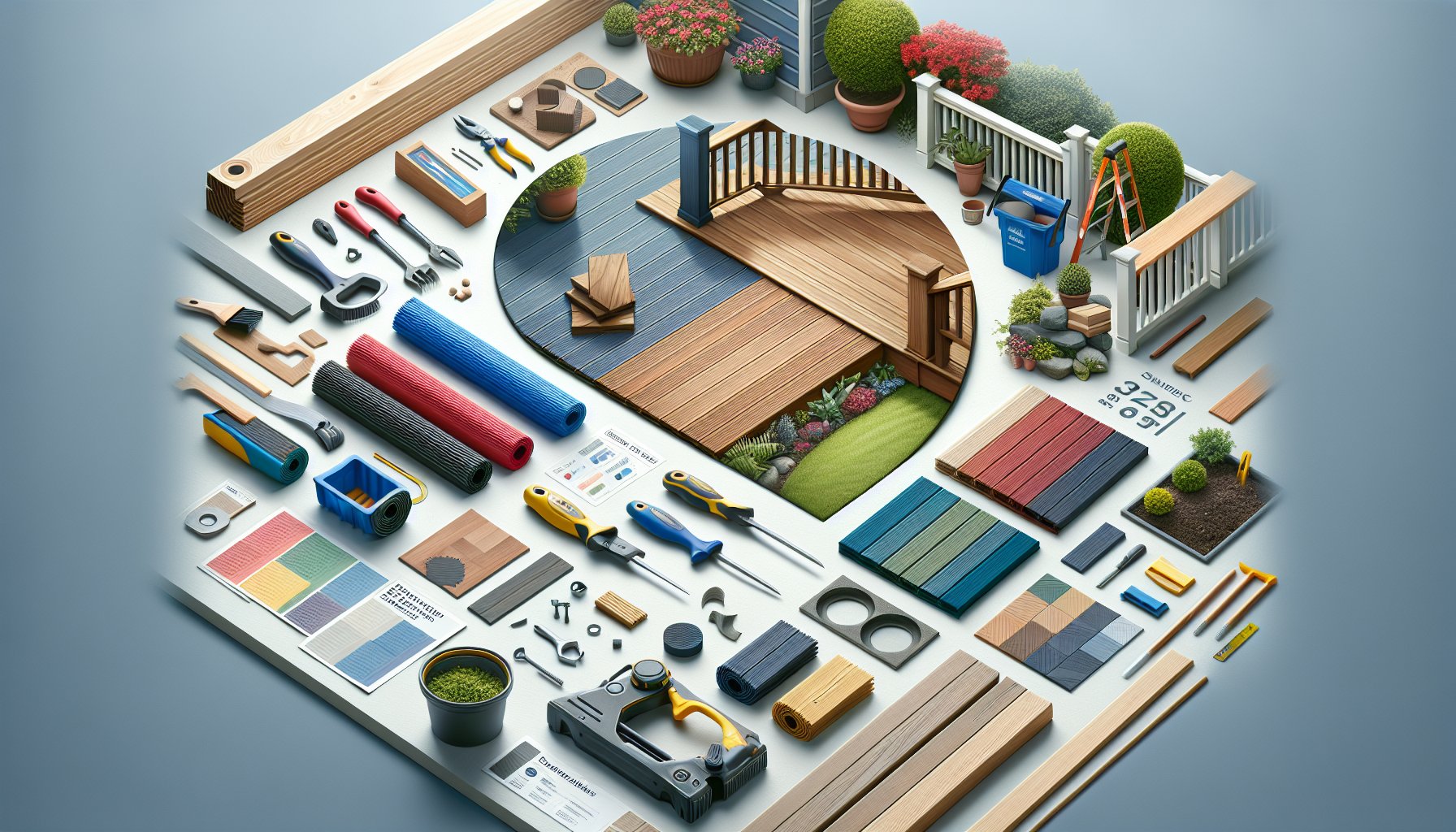 Budget-friendly decking options for 2025 renovation, featuring sustainable composite and timber solutions for DIY projects.