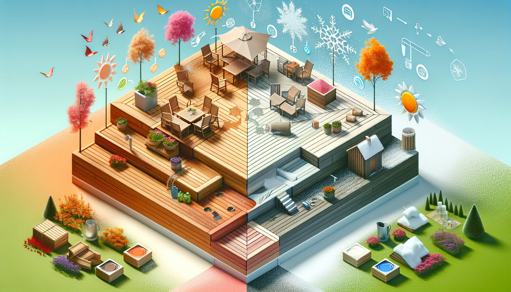 Wood decking maintenance tips for longevity, including seasonal care, eco-friendly solutions, and staining and sealing advice.