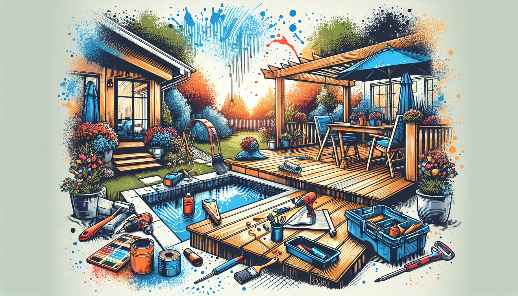 Essential deck-building tools for DIYers to create a quality outdoor living space and backyard sanctuary.