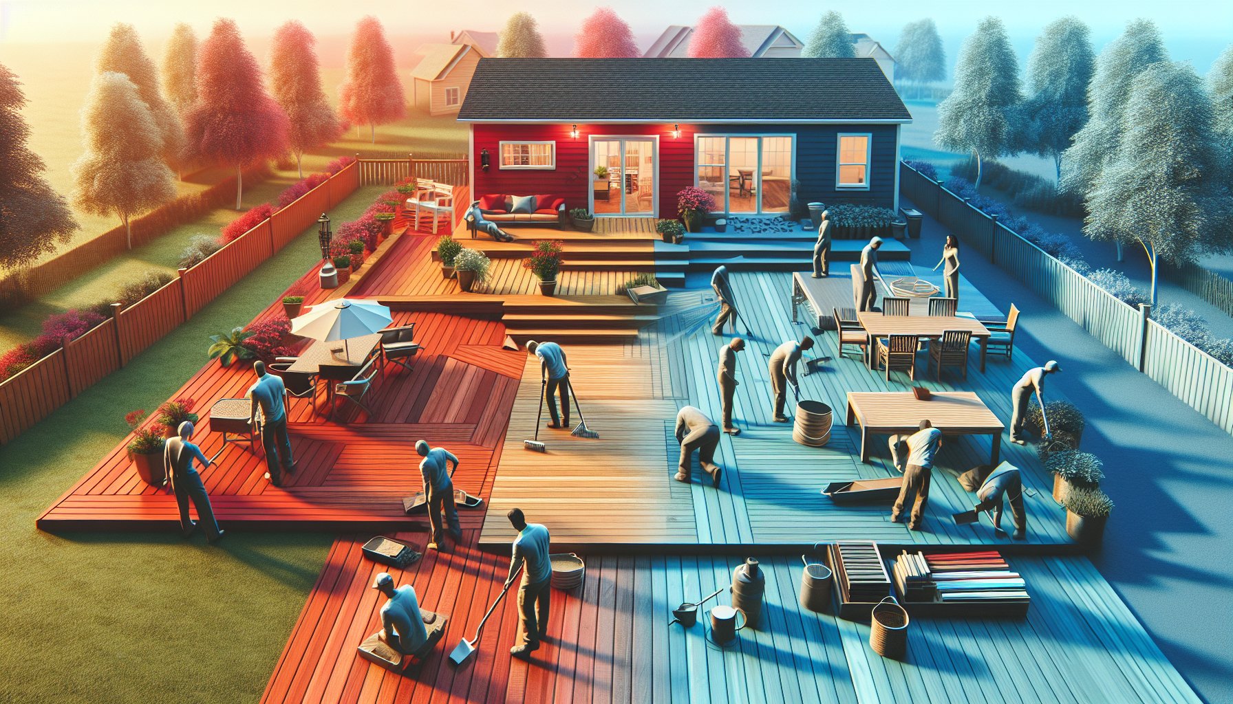 Cost-effective deck design ideas for transforming outdoor spaces with budget-friendly materials and maintenance tips in Iowa.