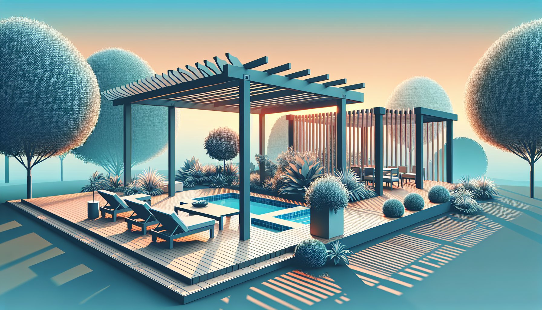 10 stunning modern pergola designs for eco-friendly, customizable outdoor living spaces and backyard oases.