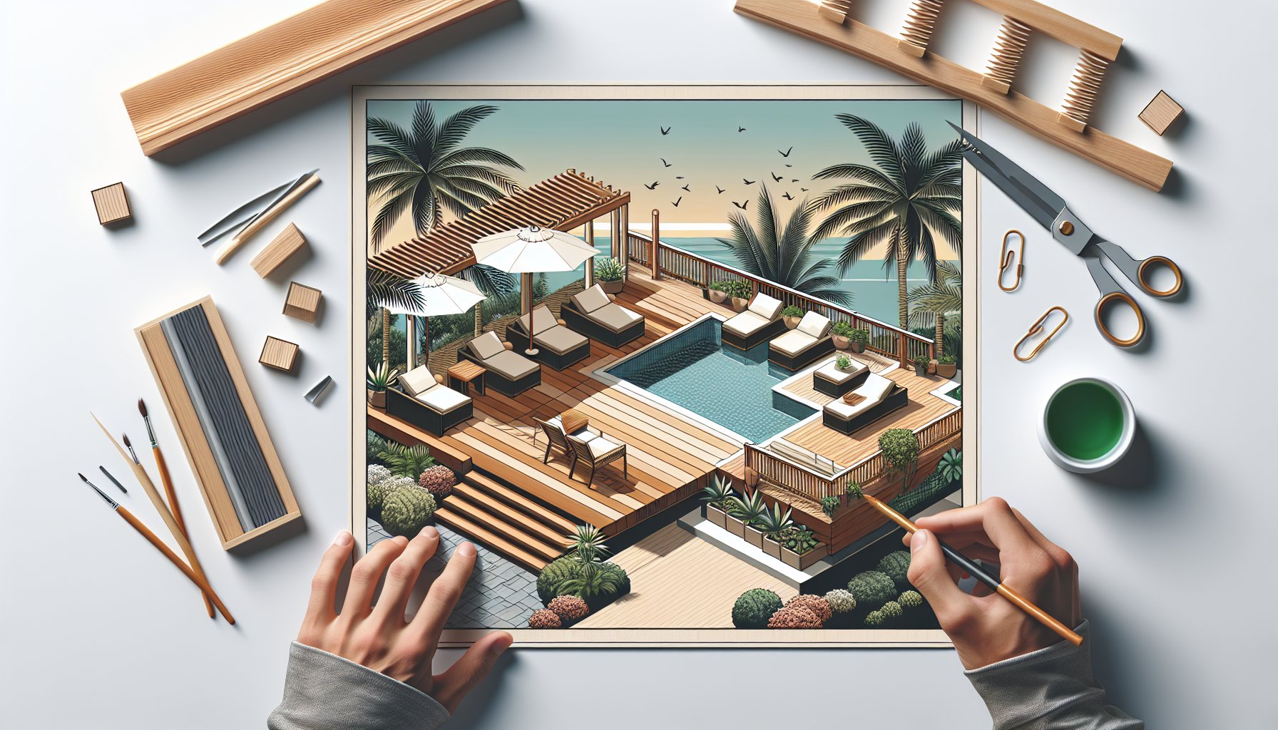 Luxury deck installation tips by Custom Decks LLC for creating an outdoor sanctuary with quality materials and a personalized experience.