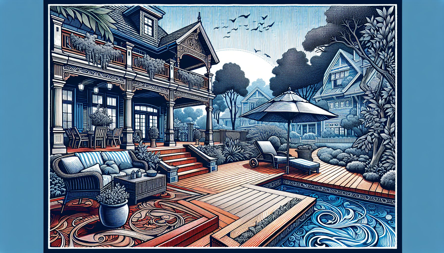 Luxury deck installation ideas featuring TimberTech composite decking for a personalized, eco-friendly outdoor oasis.