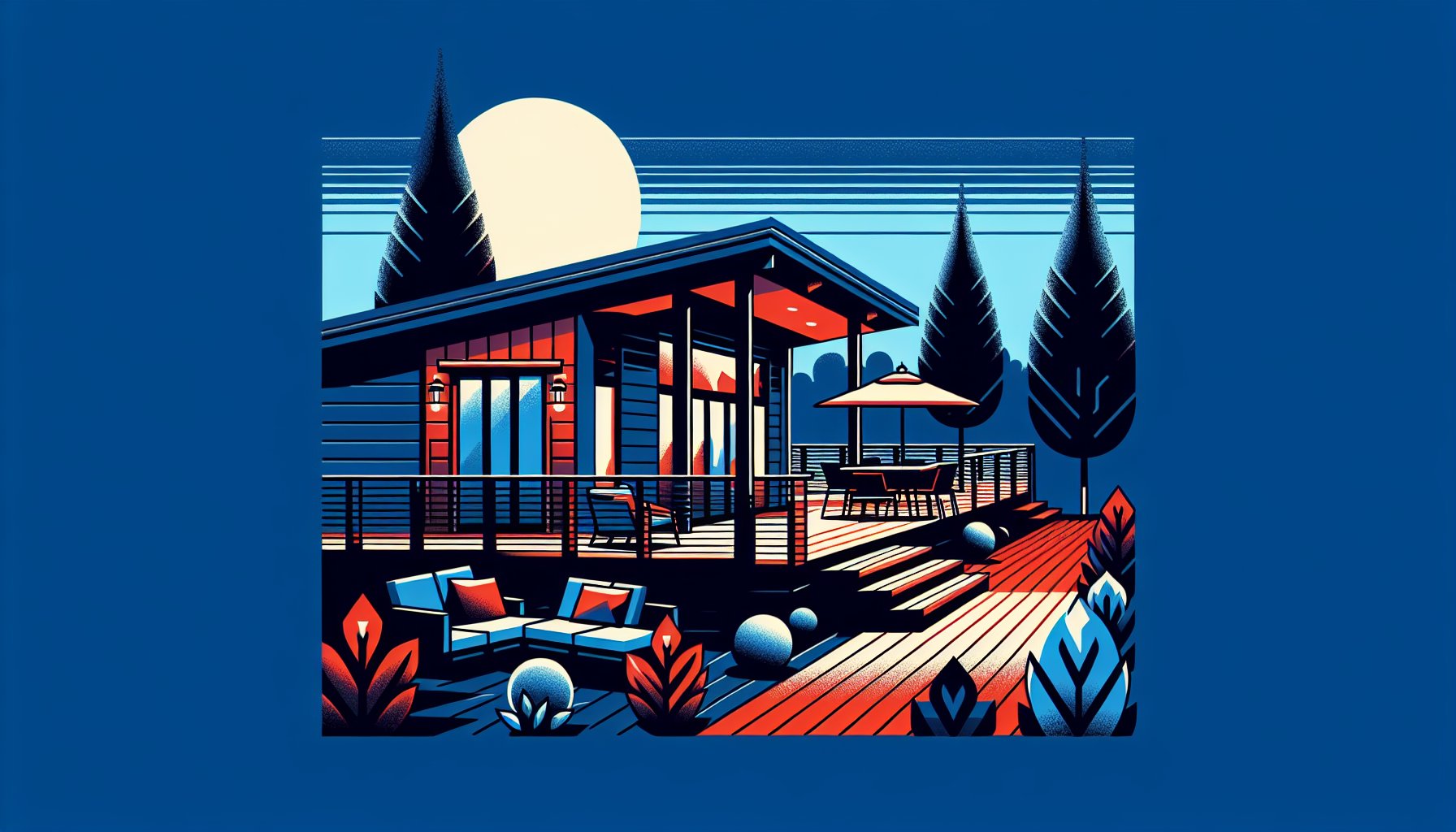 Custom luxury deck installation showcasing bespoke outdoor sanctuaries with Midwestern craftsmanship for year-round enjoyment.