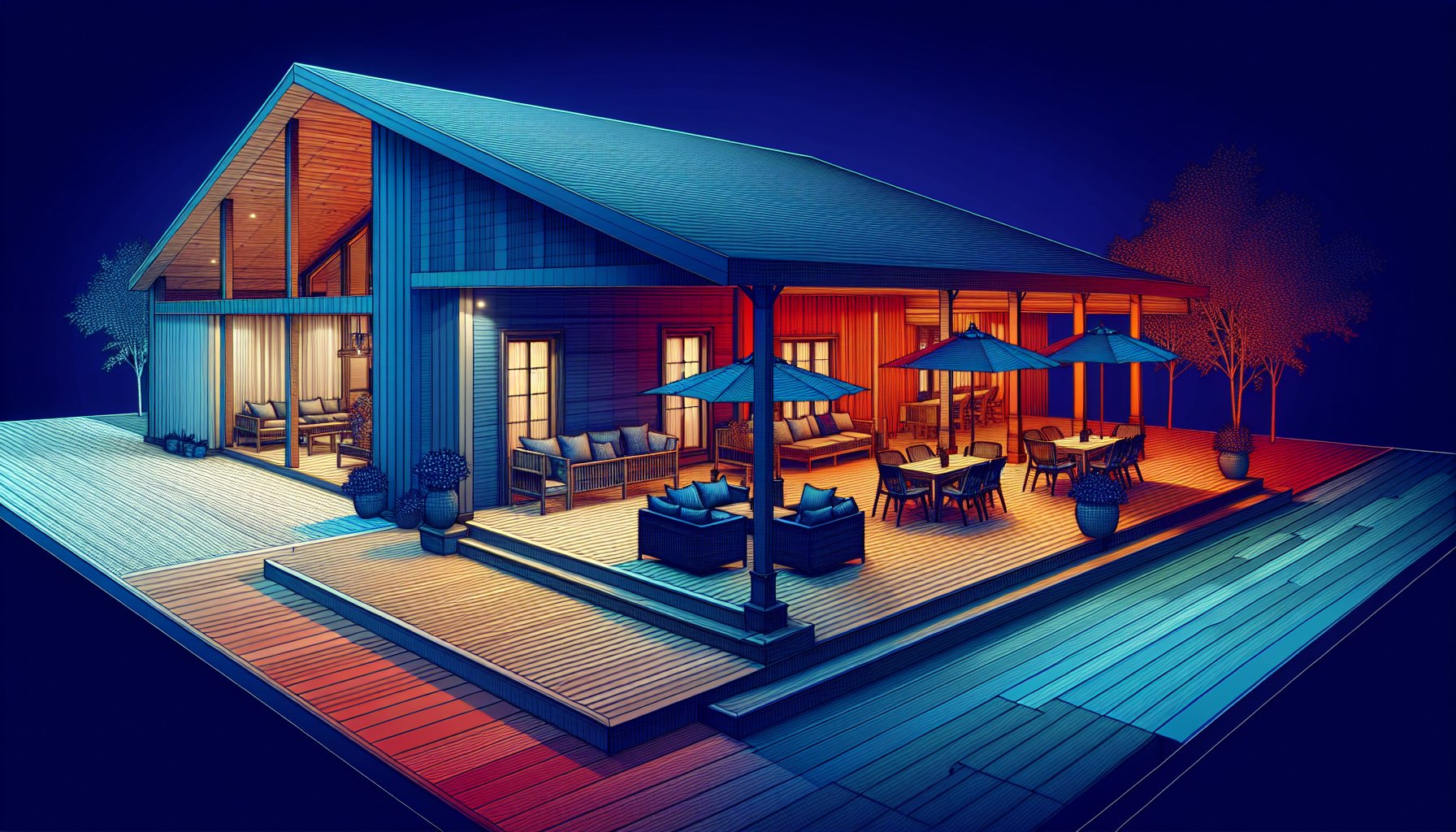 Top 5 benefits of luxury deck installation by Custom Decks LLC for personalized outdoor spaces with sustainable materials.