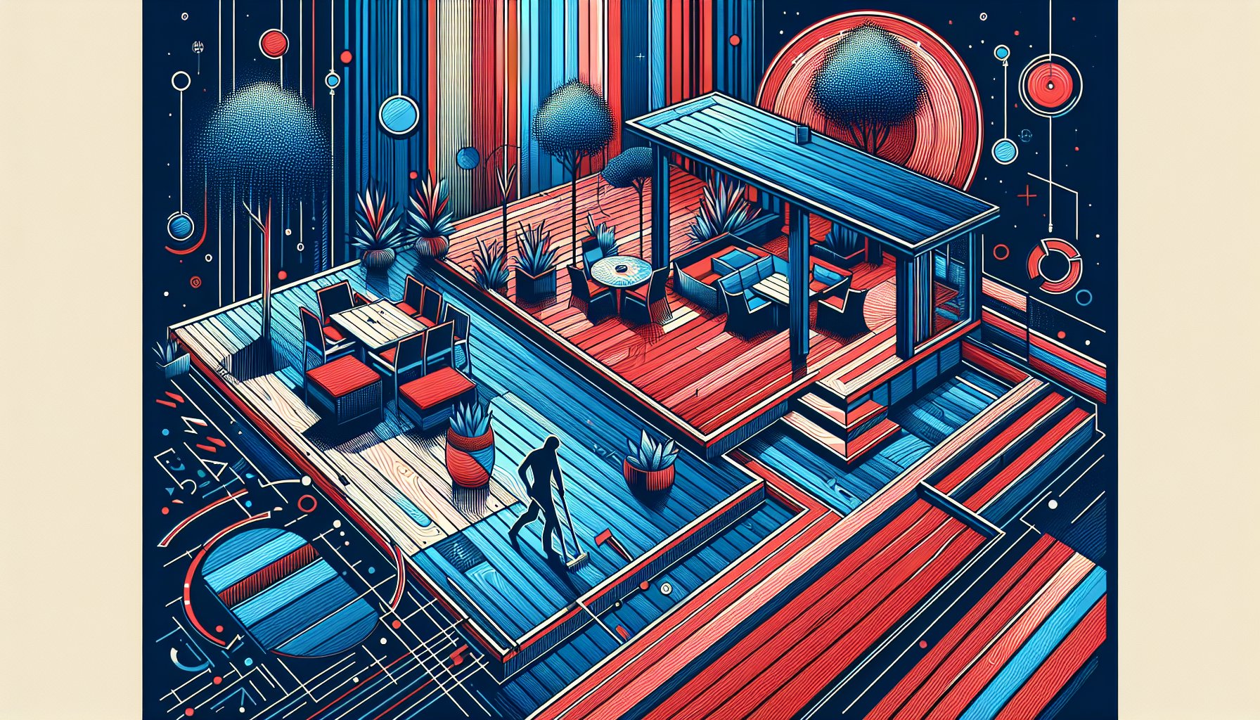 Deck installation trends for 2025: personalized outdoor spaces, eco-friendly materials, smart living, and maintenance-free solutions.