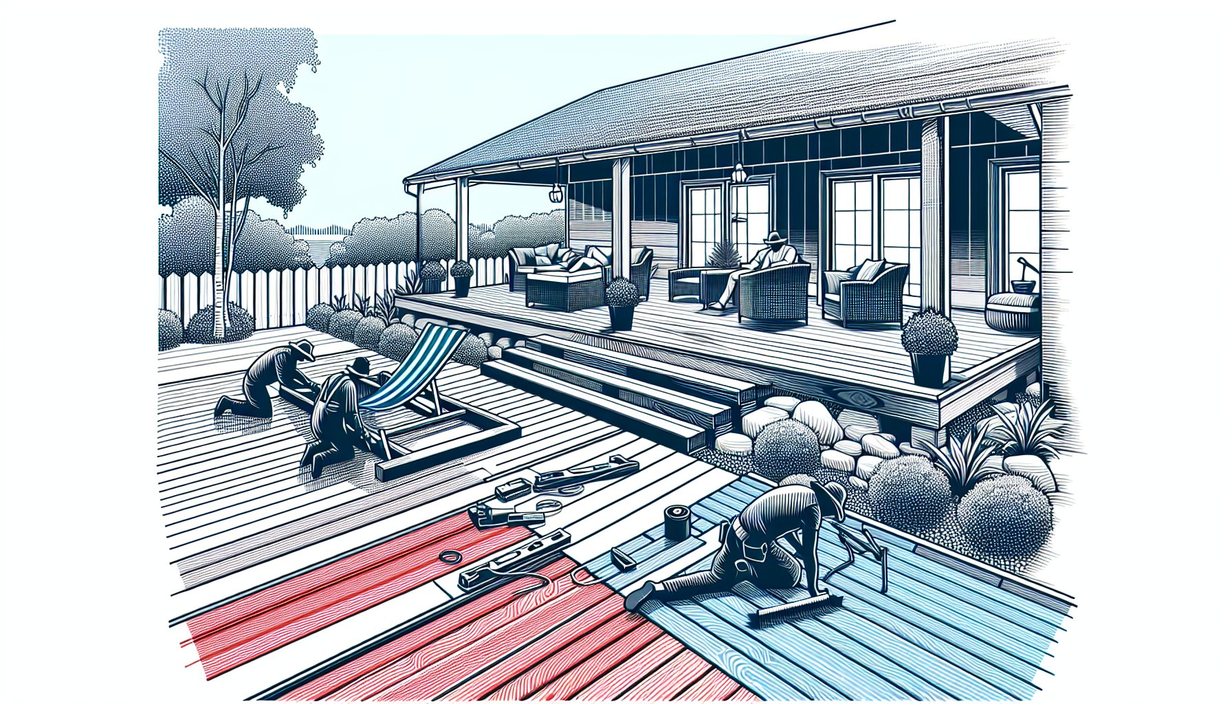 Key factors for custom decks: sustainable materials, backyard design, and creating your outdoor sanctuary before installation.