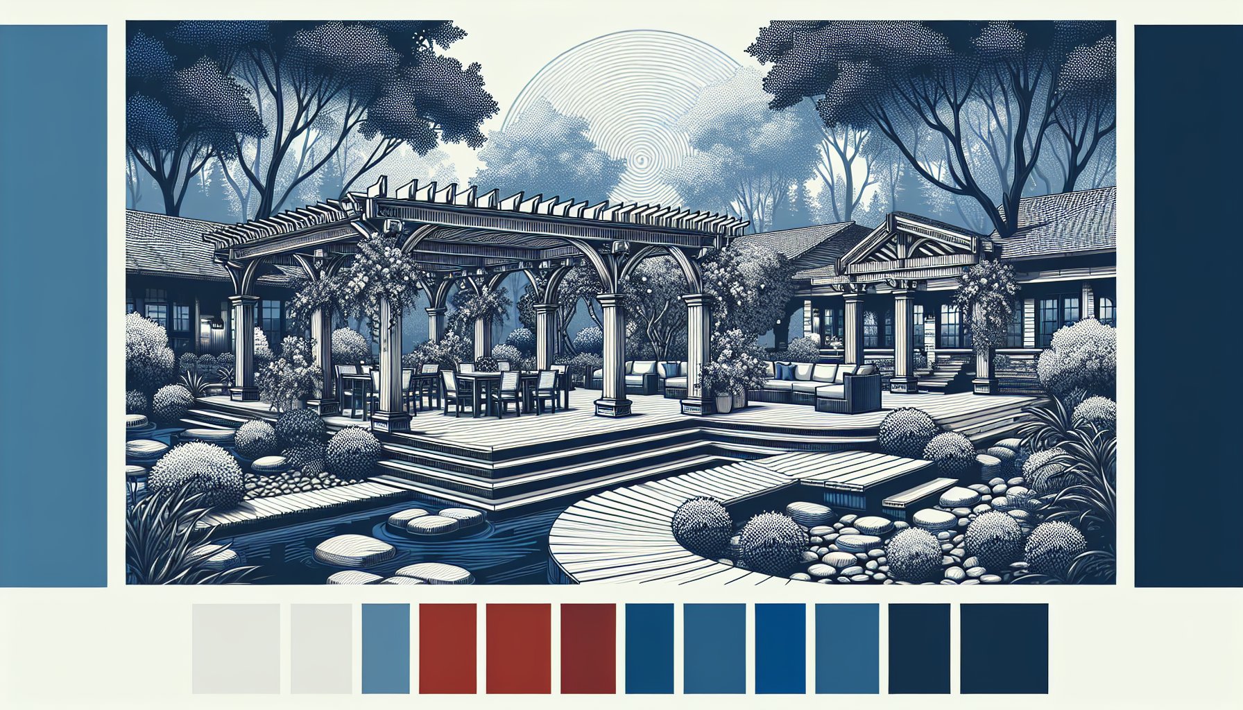 Top 10 pergola designs by Custom Decks LLC for enhancing outdoor living in your 2025 backyard oasis lifestyle investment.