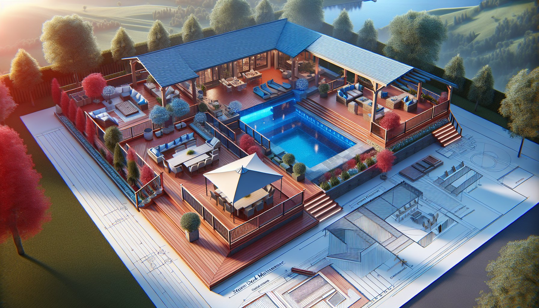 7 essential tips for flawless luxury deck installation and tailored outdoor spaces with custom materials and seasonal maintenance.