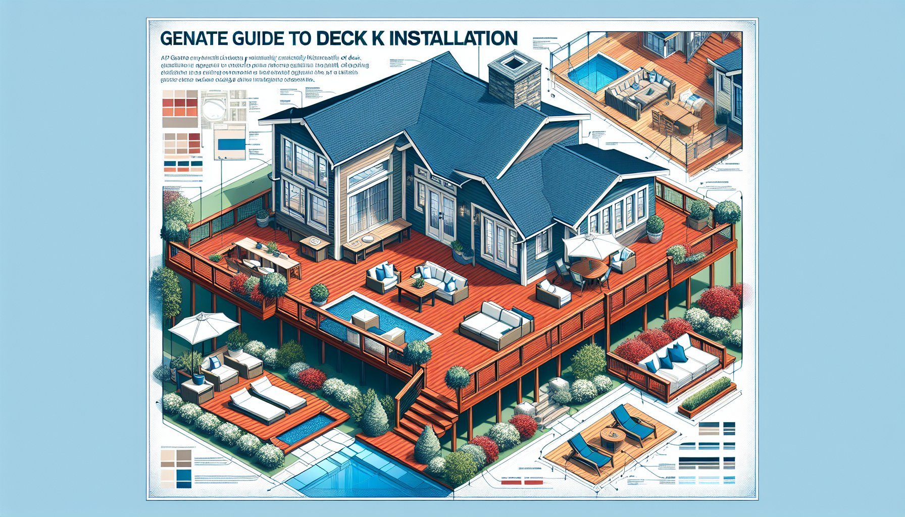 Comprehensive guide for choosing deck styles, materials, and design ideas for custom outdoor living spaces.
