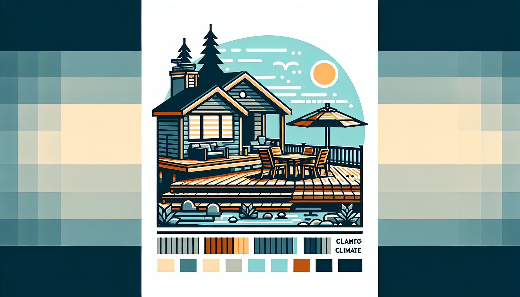 Tips for deck installation by Custom Decks LLC, highlighting climate considerations for composite decking and outdoor design in 2025.