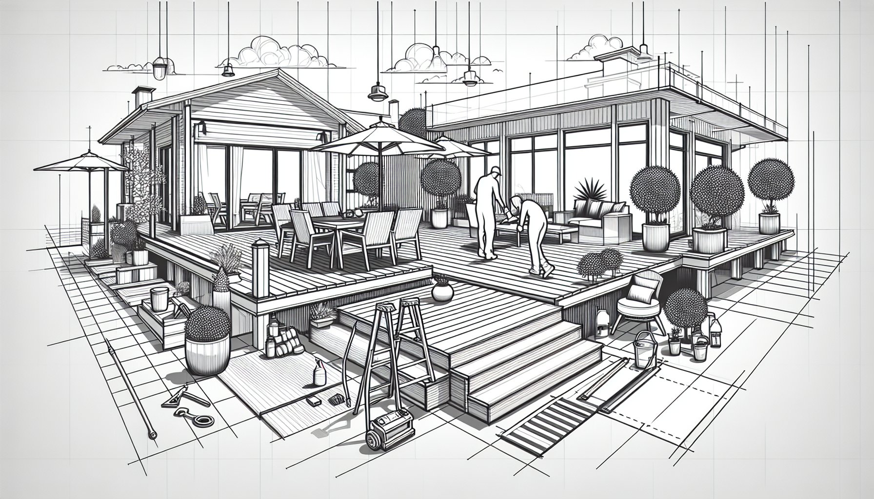 Custom deck installation tips for outdoor living, featuring personalized design and essential maintenance advice.