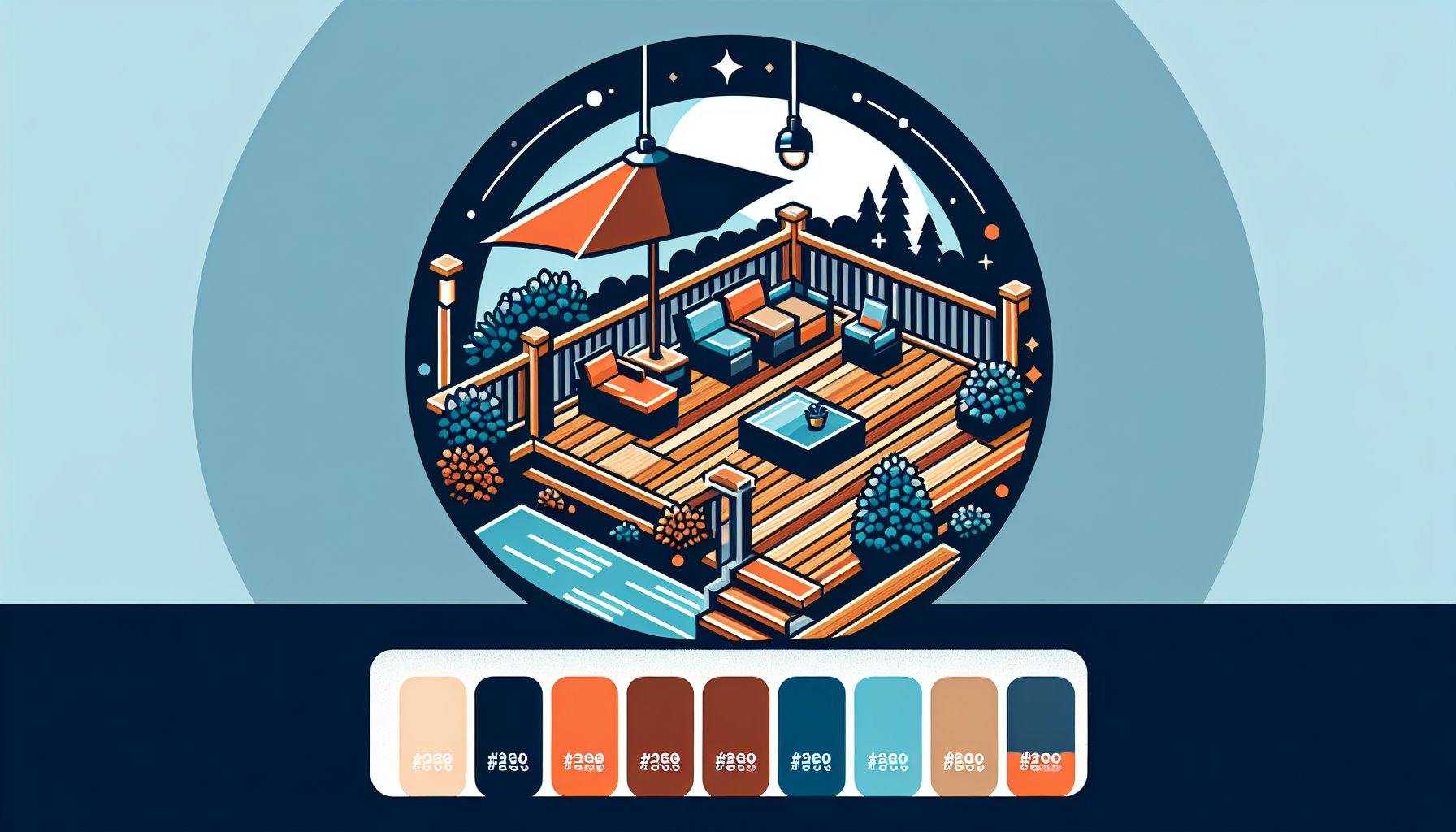 10 composite decking shades from Custom Decks LLC showcasing eco-friendly options for stylish outdoor patio design.