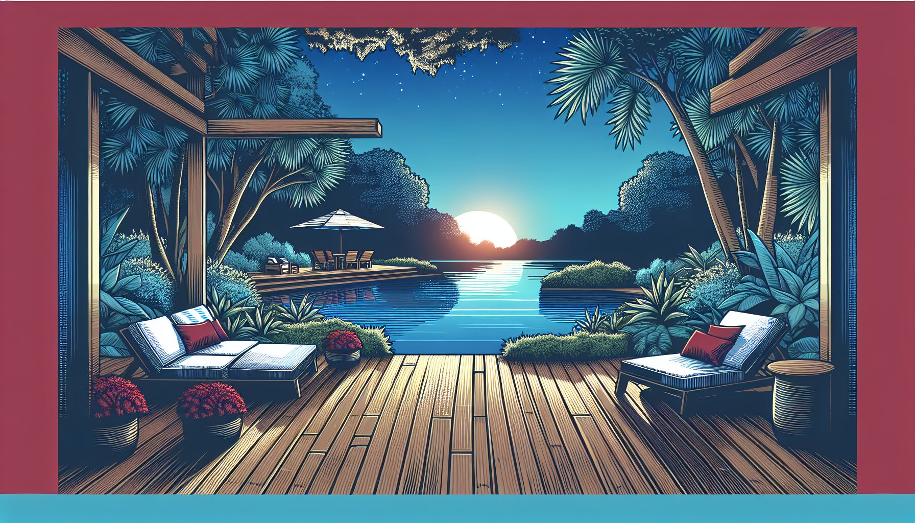 Guide to selecting eco-friendly composite decking for custom outdoor oases by Custom Decks LLC.