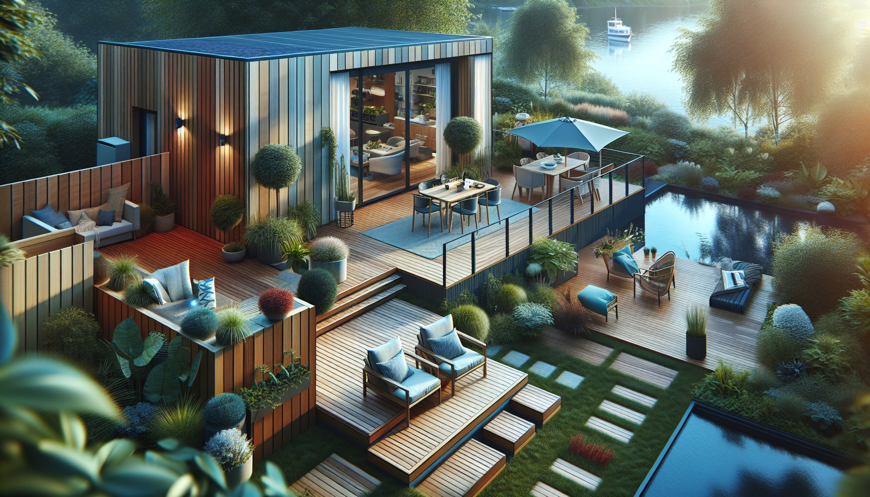 Composite decking offers eco-friendly materials for sustainable outdoor living, transforming spaces with Custom Decks LLC.