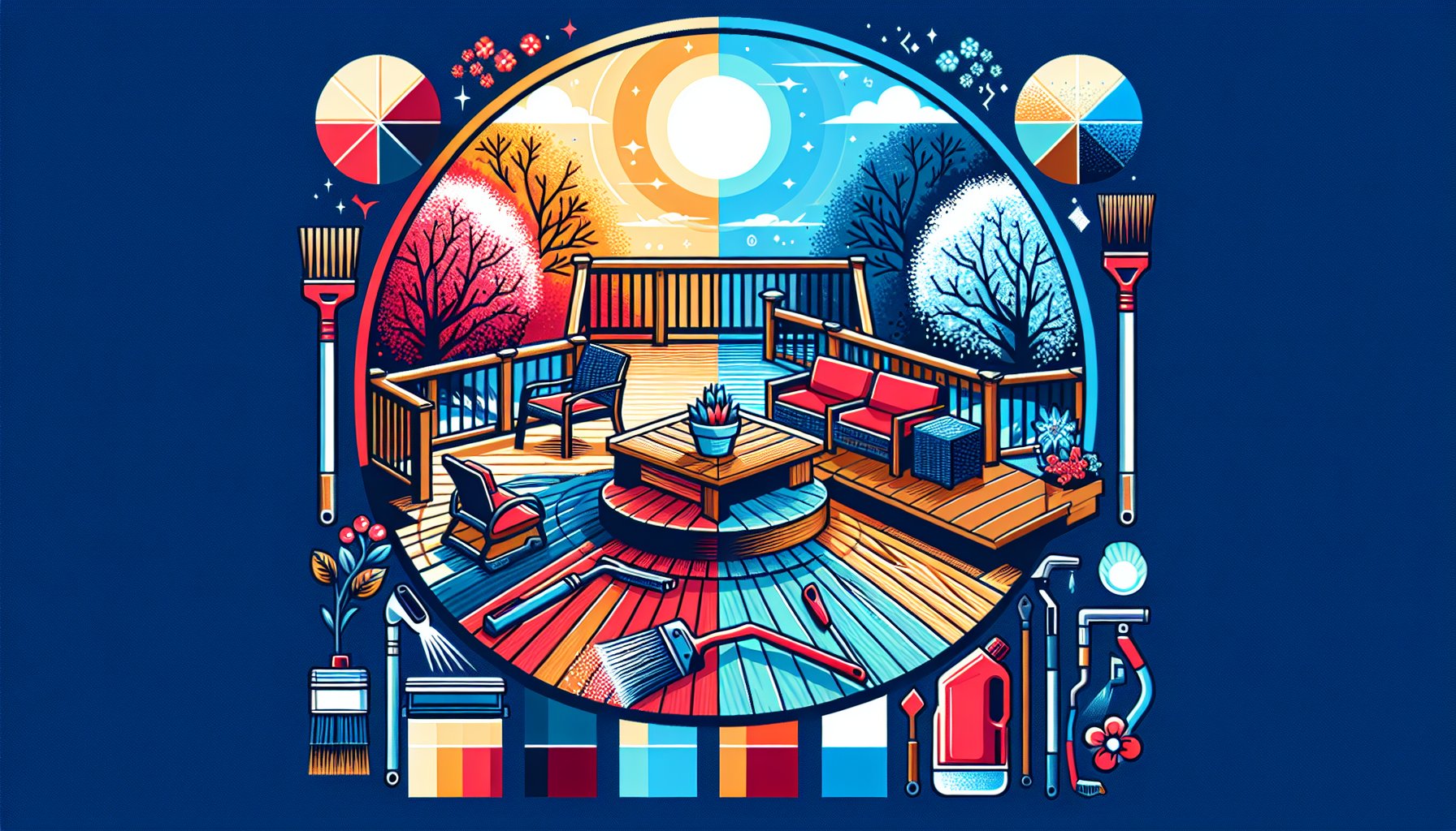 Essential tips for year-round composite deck care from Custom Decks LLC for maintaining your outdoor living space.