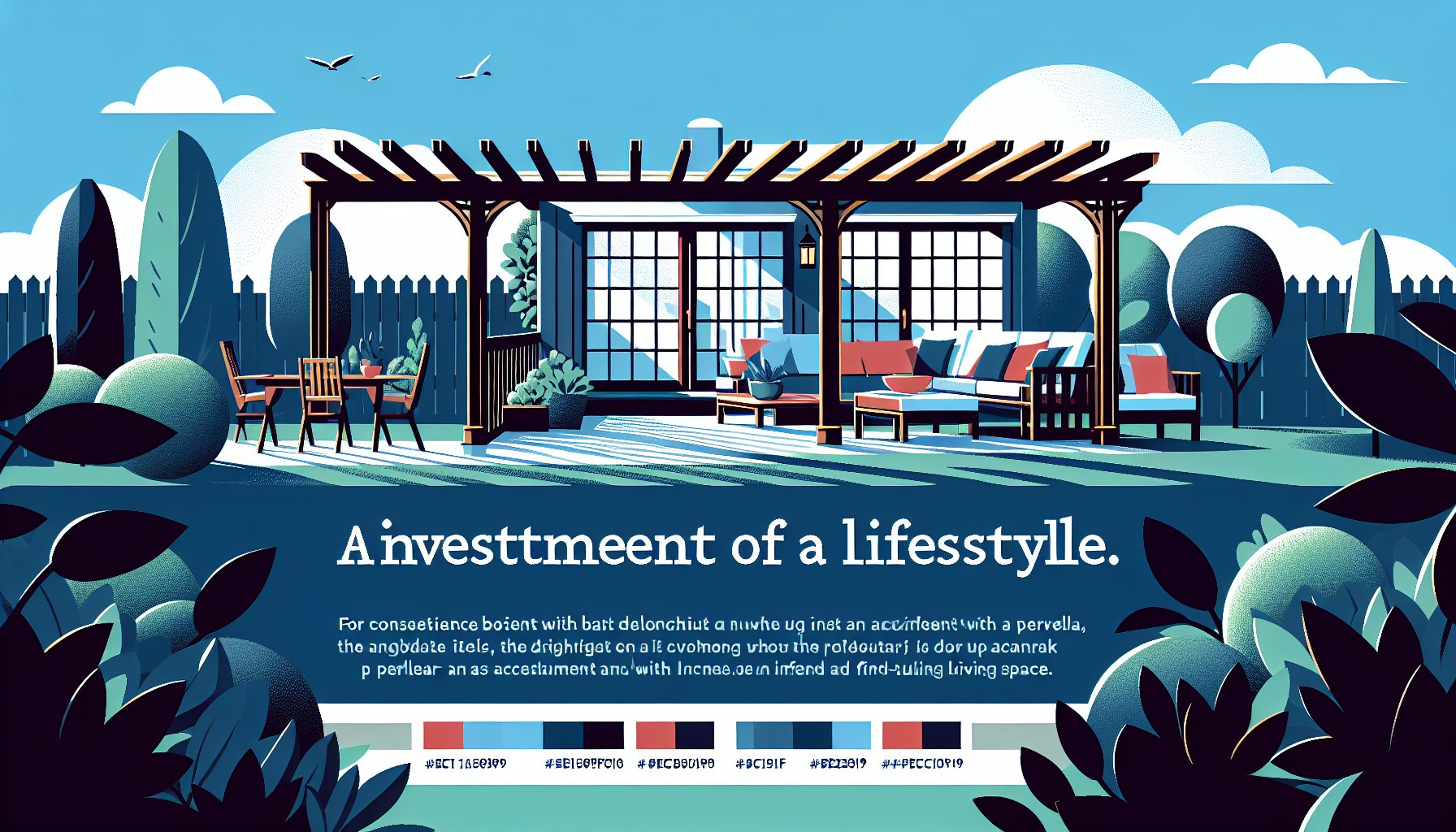 7 essential benefits of pergolas for outdoor living spaces, enhancing backyard transformation and lifestyle investment by Custom Decks LLC.