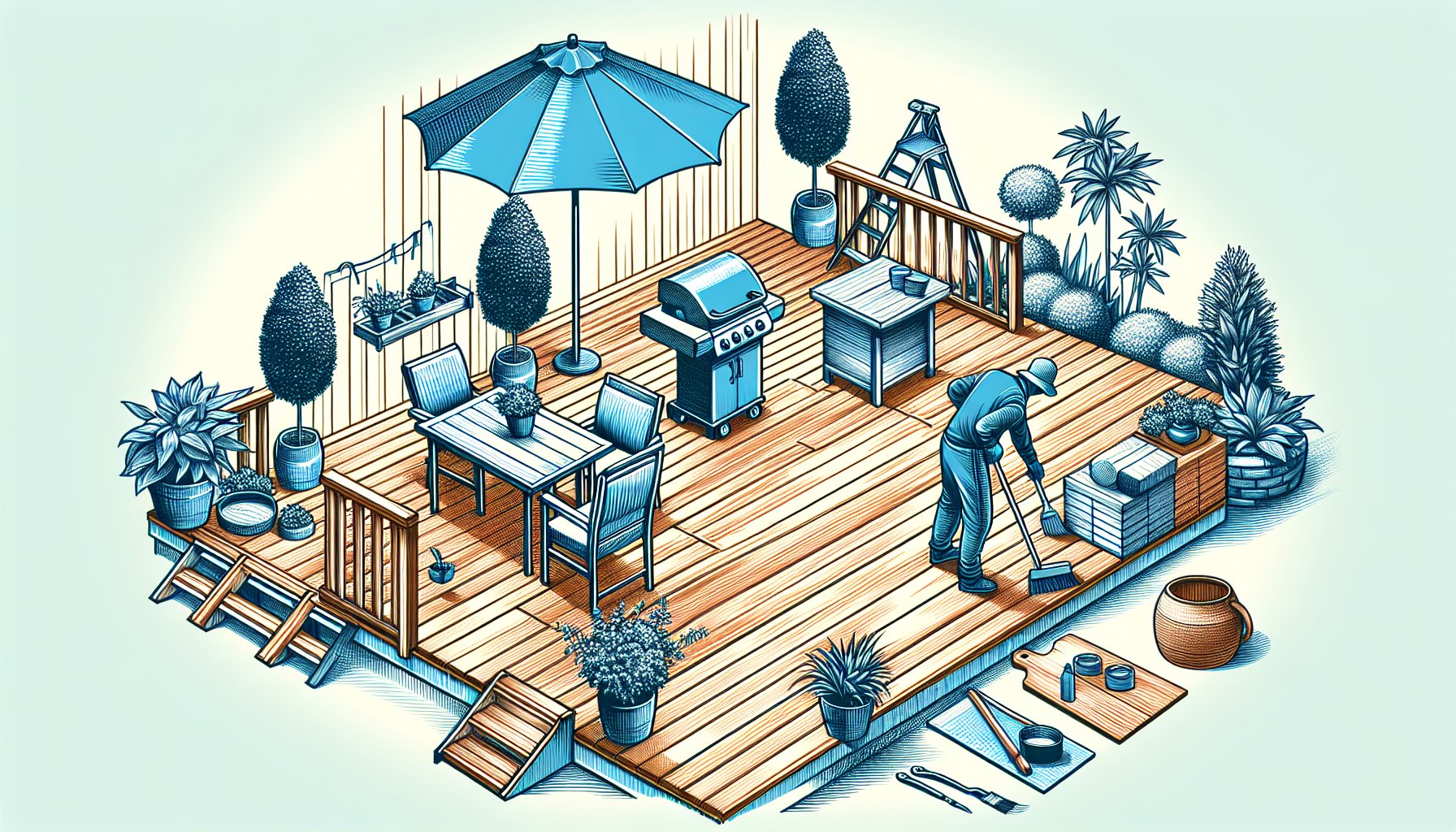 Step-by-step guide on wood decking installation for custom decks, enhancing outdoor lifestyle and deck design.