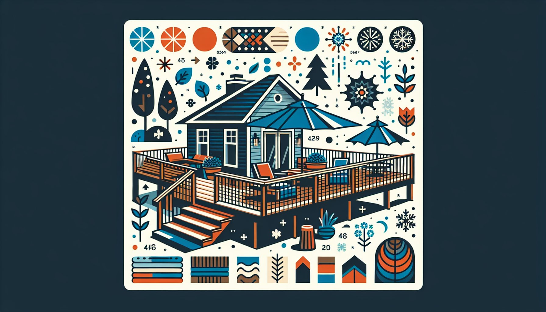 Custom wood decking in Iowa enhances outdoor living spaces with bespoke designs and sustainable materials for year-round enjoyment.