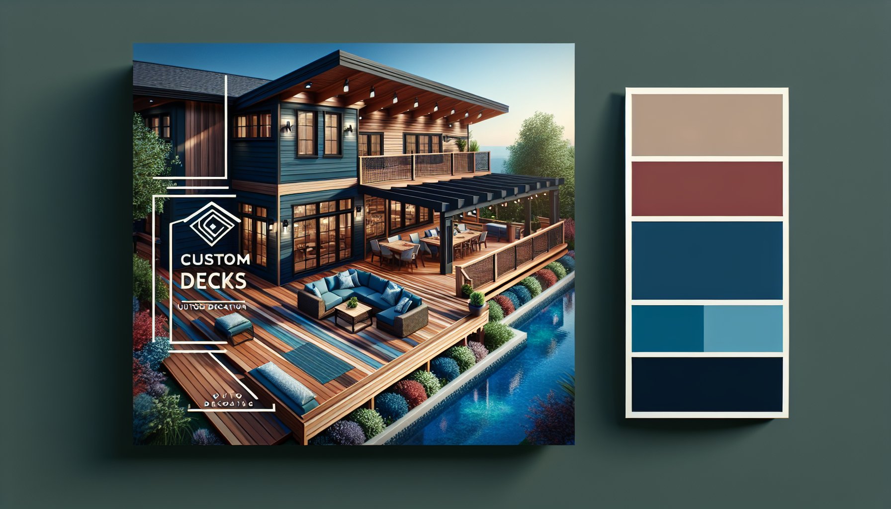 Luxury deck installation benefits by Custom Decks LLC: eco-friendly materials, personalized designs for enhanced outdoor living spaces.