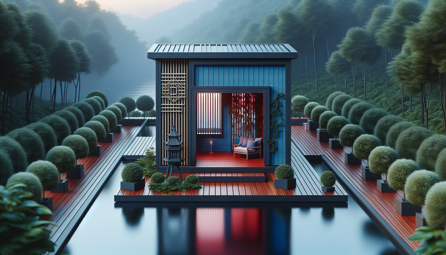 Deck materials for small spaces, showcasing sustainable options for creating an outdoor sanctuary by Custom Decks LLC.