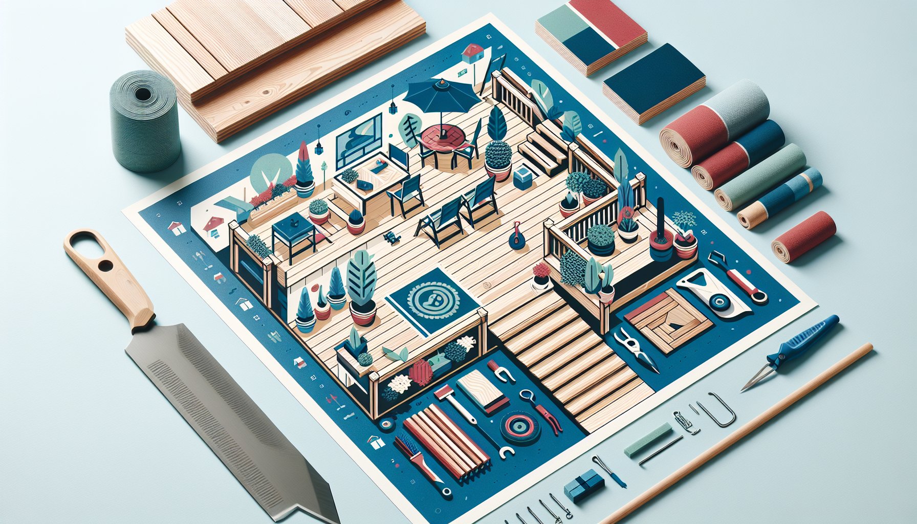 Comparison of wood vs composite decking for outdoor spaces, focusing on maintenance and eco-friendly materials for 2025.