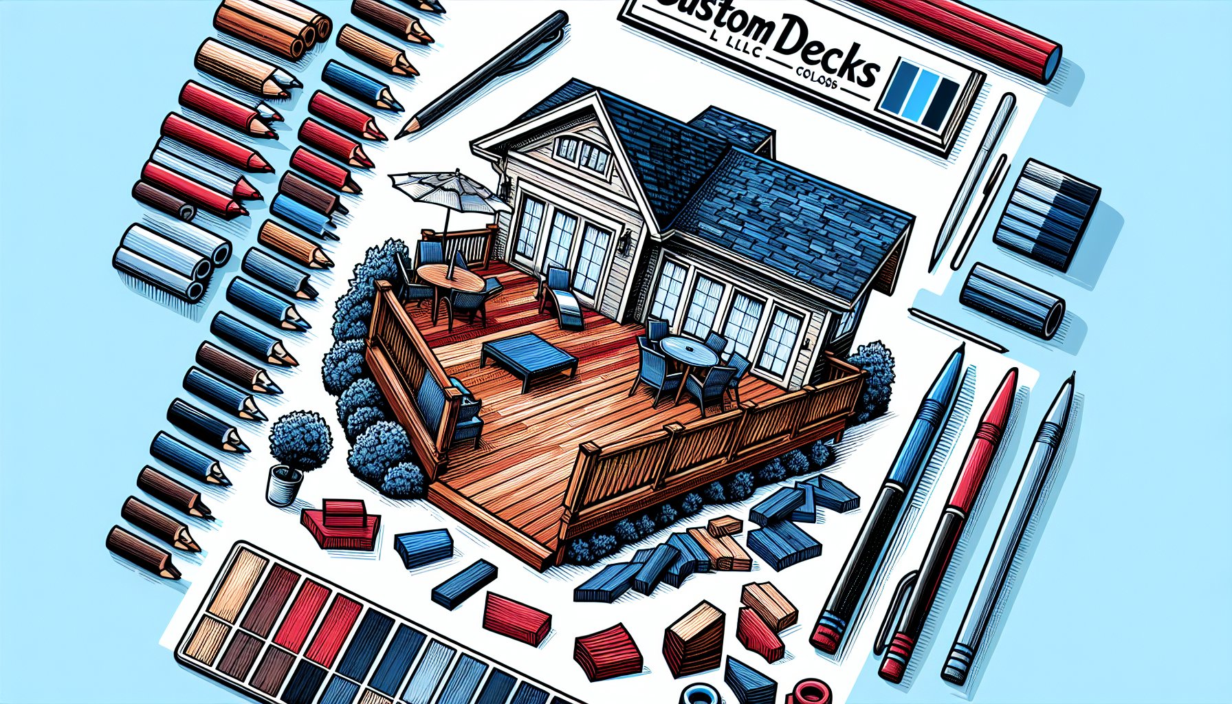 Top 5 deck materials for eco-friendly outdoor living by Custom Decks LLC, featuring composite decking options for 2025.