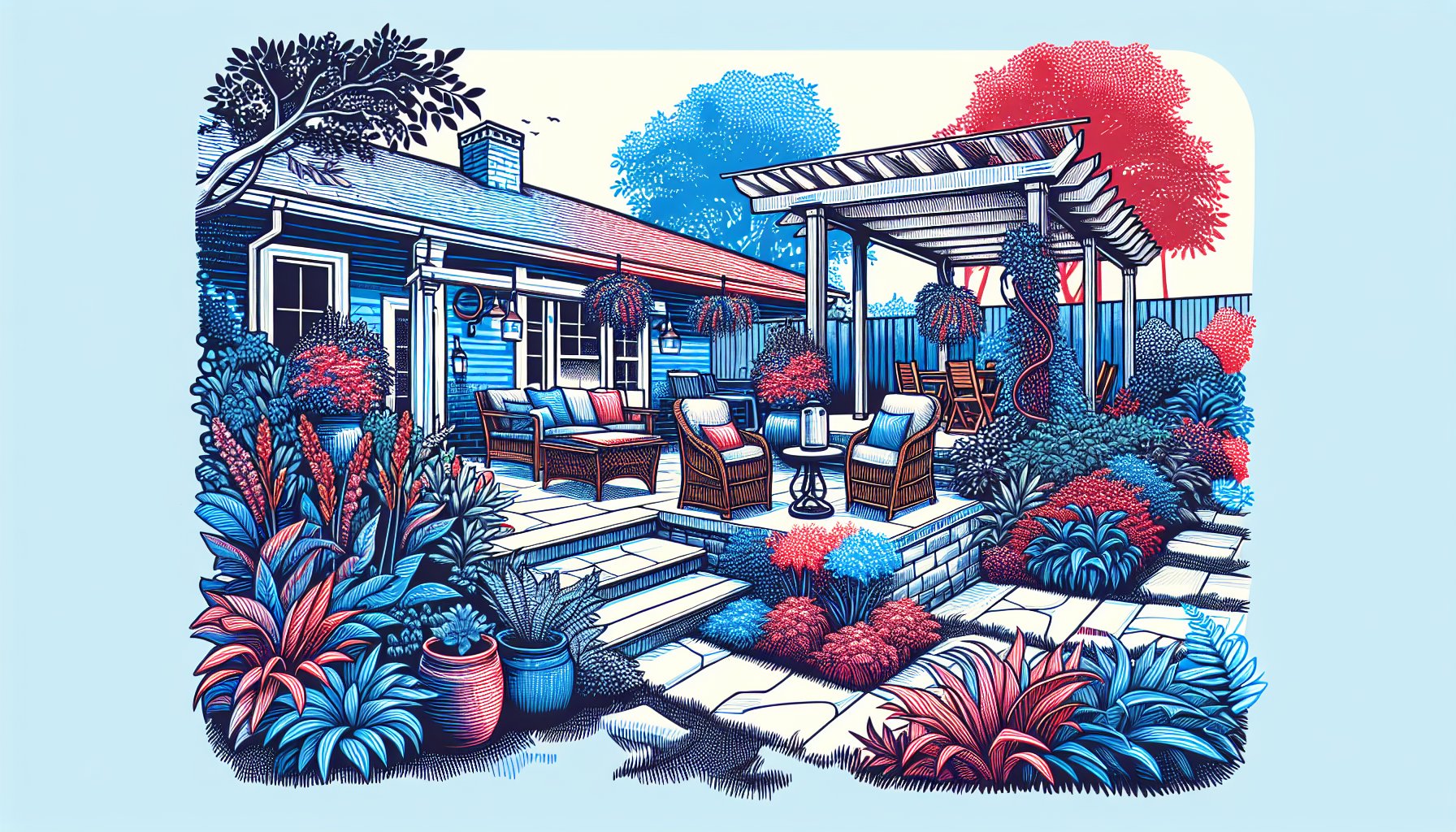 Transformed backyard retreat with stylish pergola ideas, blending functionality and lifestyle at Custom Decks LLC.