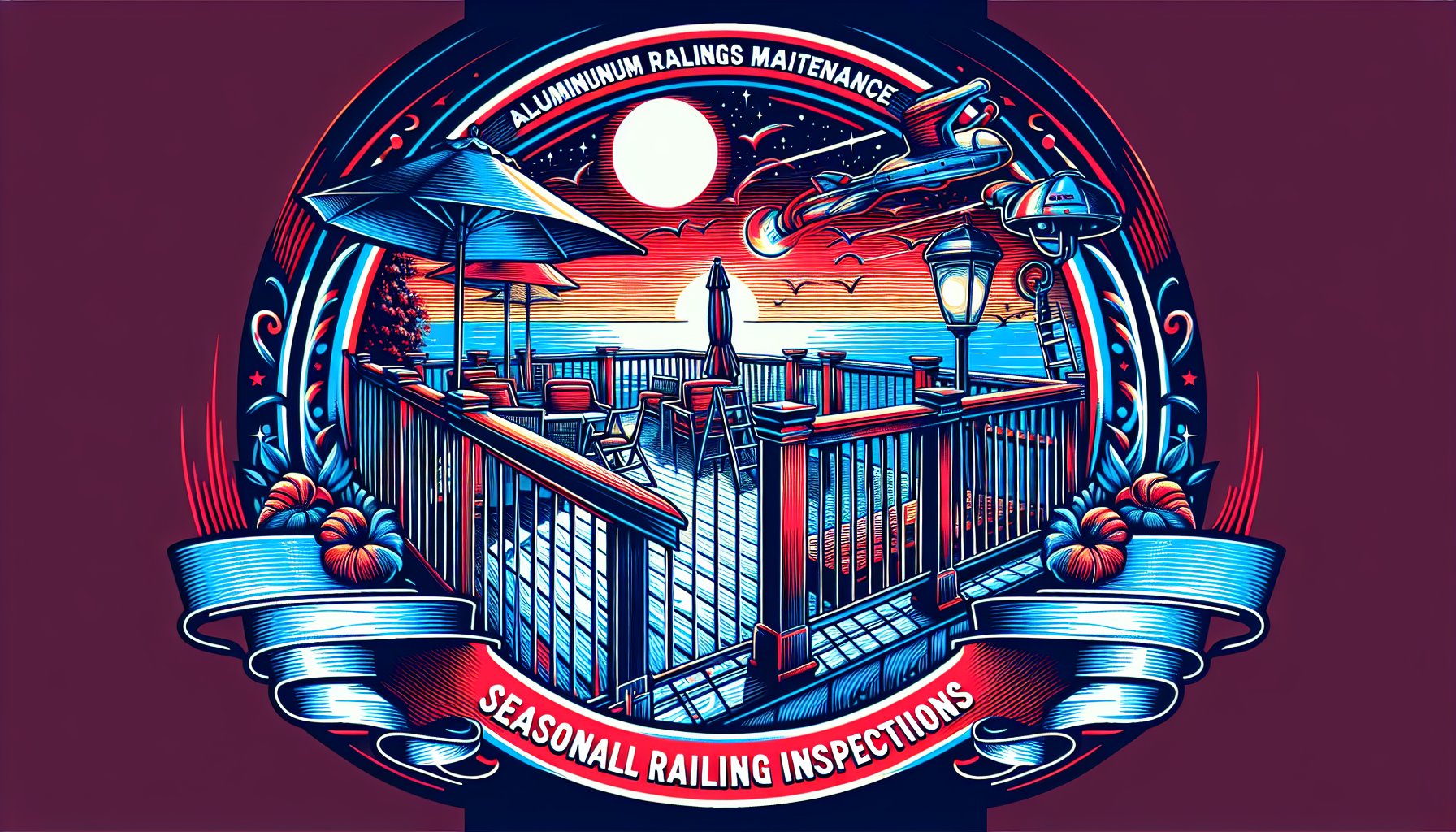 Aluminum railings maintenance tips for outdoor spaces, seasonal care, and deck safety inspections by Custom Decks LLC.