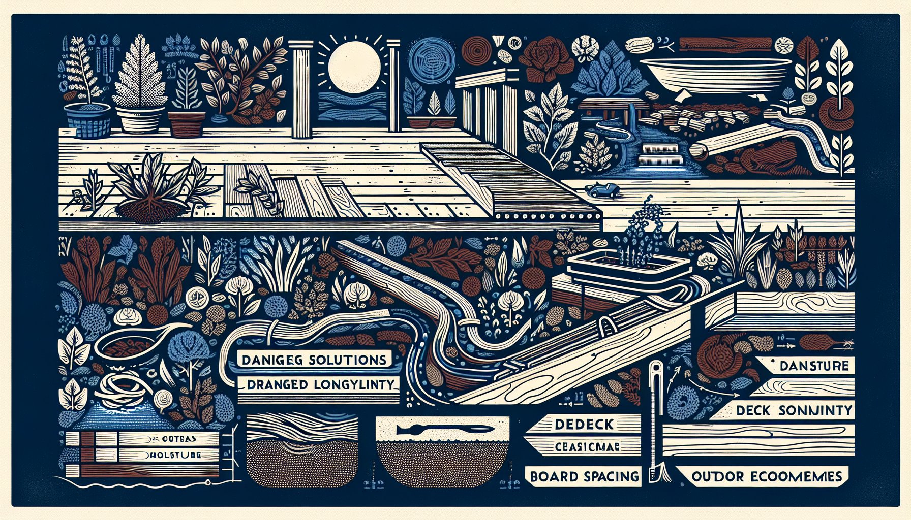 Proper drainage solutions ensure deck longevity, optimal board spacing, and support outdoor ecosystems at Custom Decks LLC.