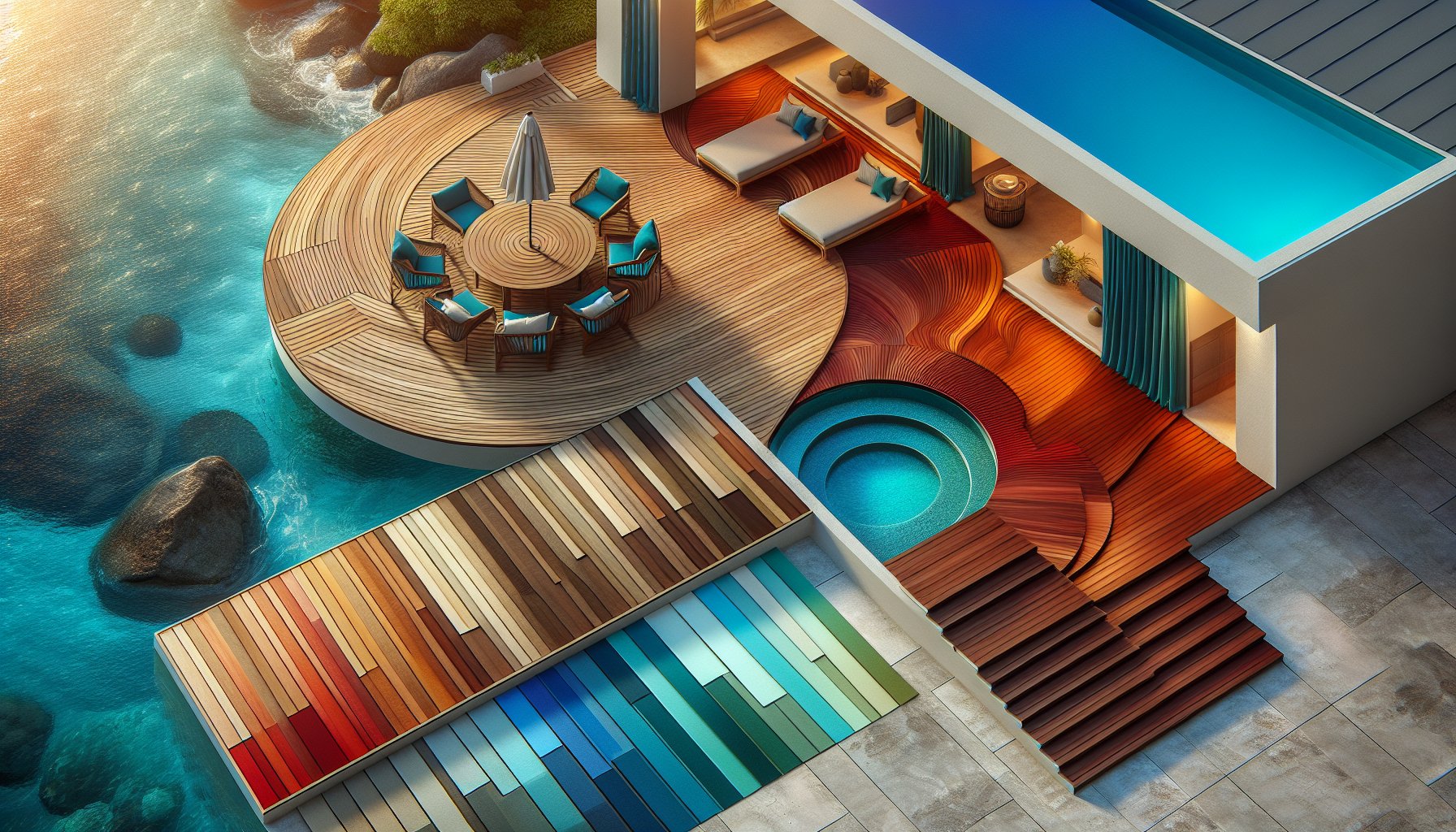 Innovative luxury deck designs featuring custom layouts, sustainable materials, and advanced outdoor living technology.