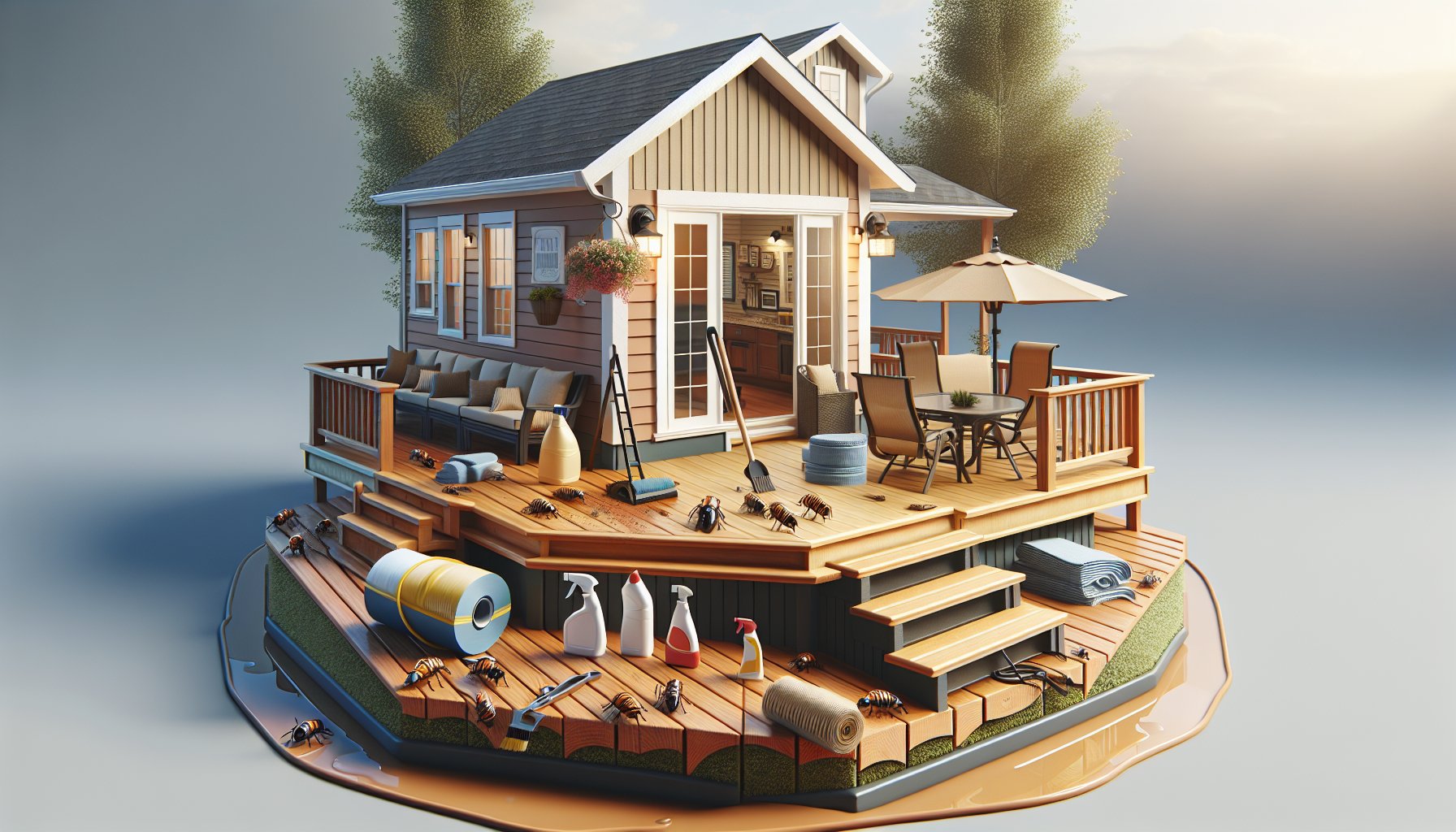 Custom deck maintenance tips for longevity, including cleaning, pest prevention, and enhancing your outdoor living experience.