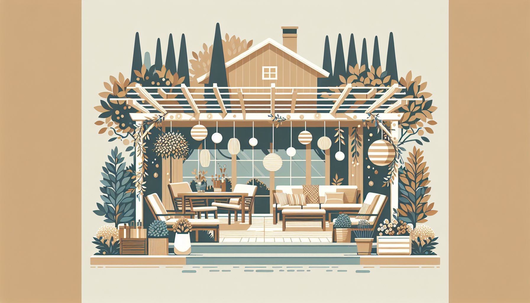 Pergola decoration tips for every season to enhance your outdoor living space with Custom Decks LLC's year-round maintenance advice.