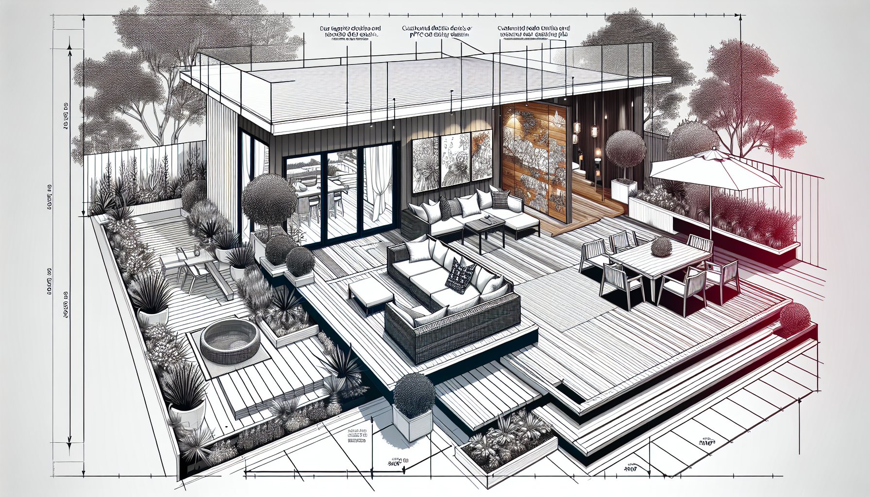 Luxury deck installation guide by Custom Decks LLC featuring Endeck PVC decking for tailored outdoor living spaces.