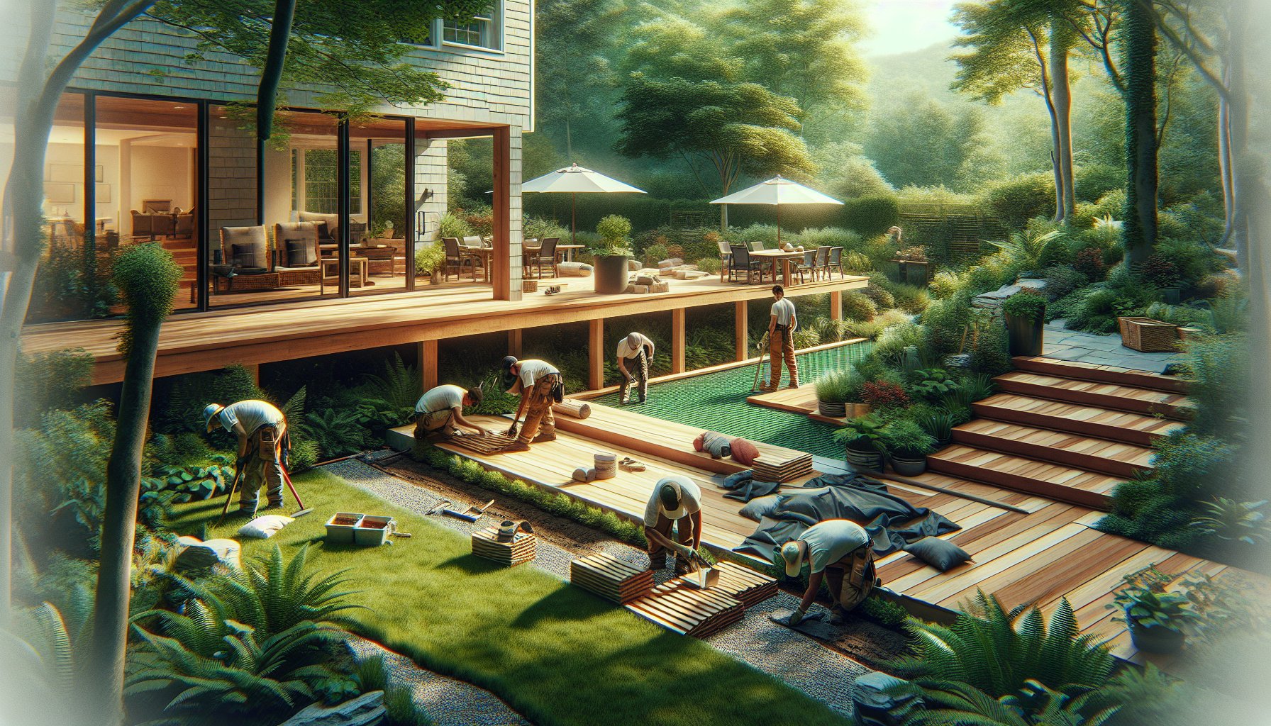 Yard preparation tips for successful deck installation, focusing on sustainable design and quality materials for your outdoor sanctuary.