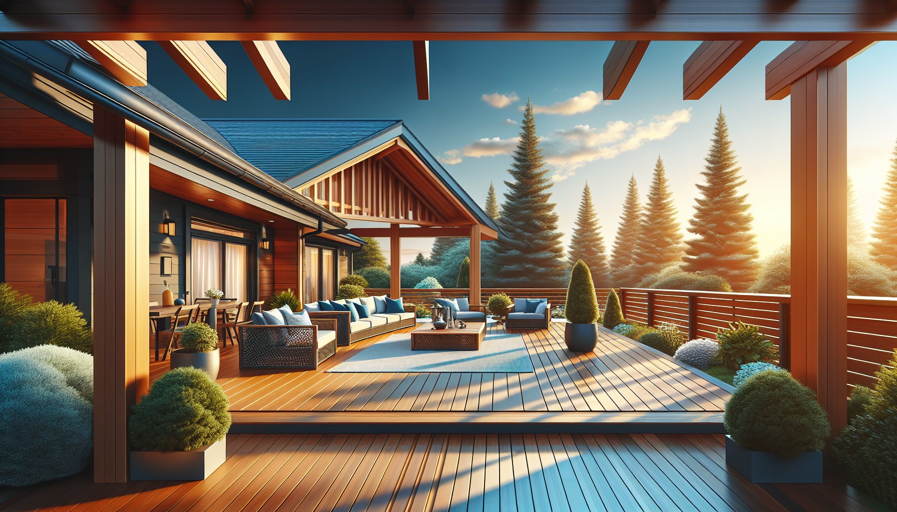 Luxury deck installation by Custom Decks LLC enhances outdoor living space and property value with premium materials.