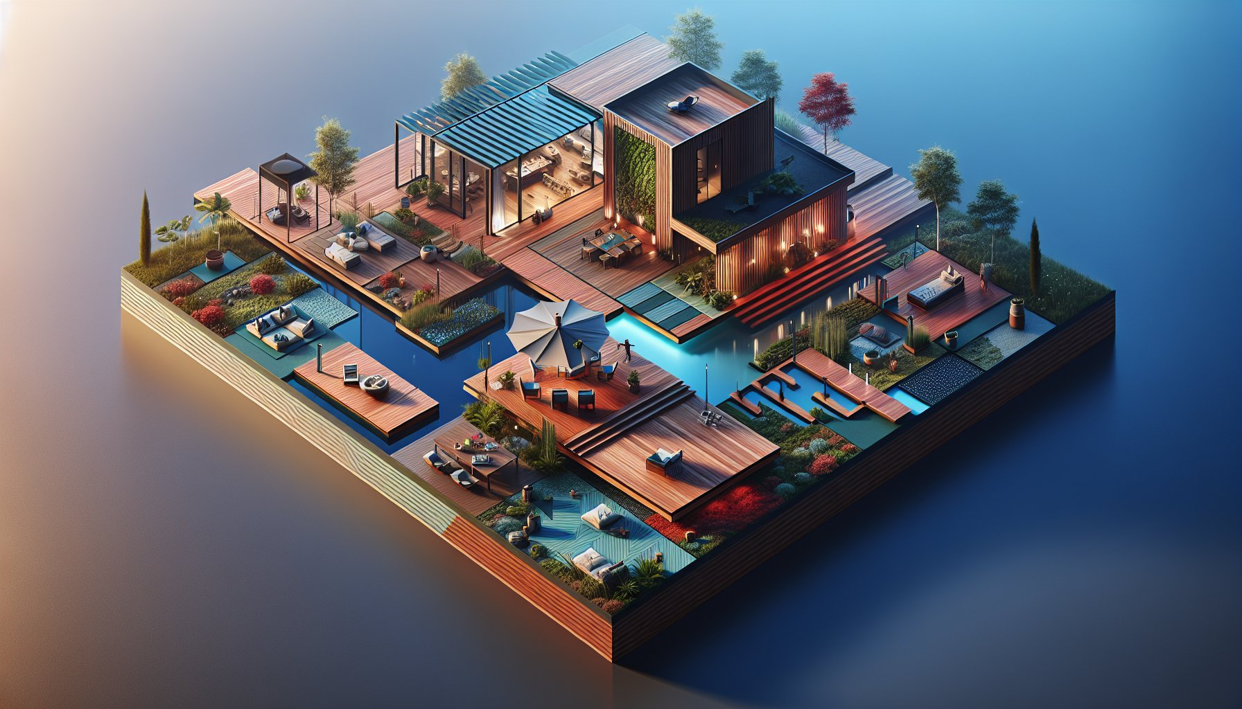 Top composite decking trends for 2025: sustainable options, customization, biophilic design, and multifunctional outdoor spaces.