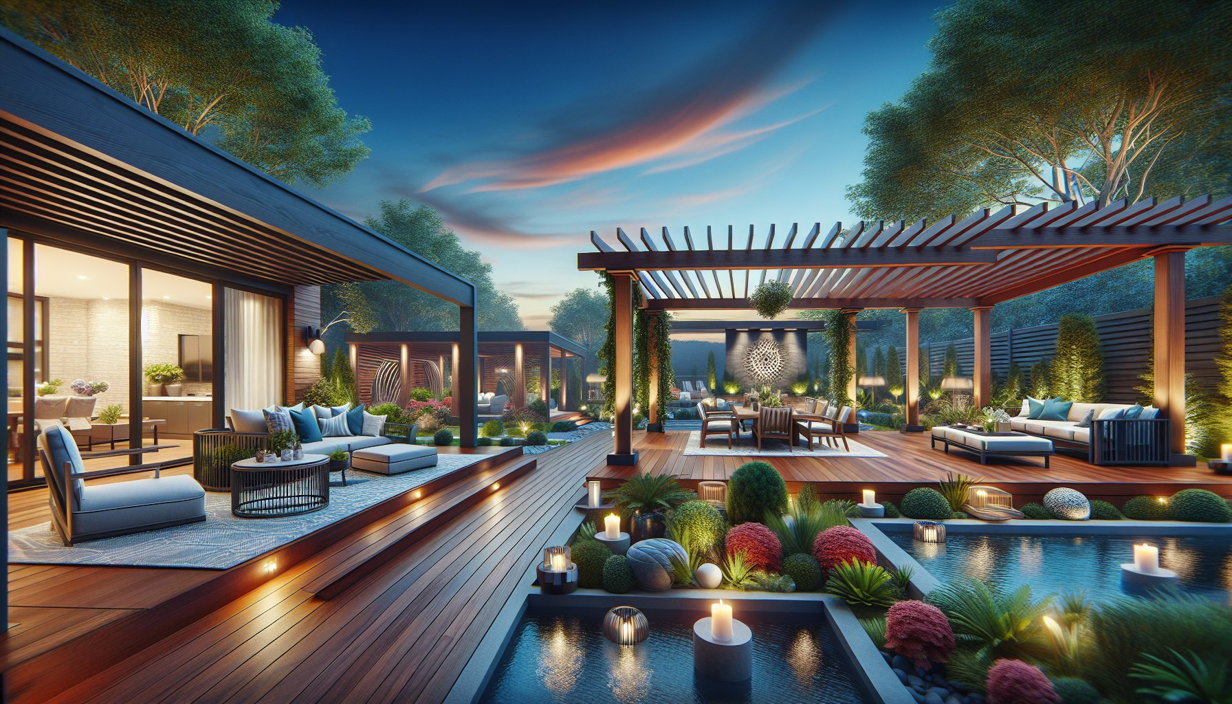 Transform your backyard with modern pergolas from Custom Decks LLC for quality craftsmanship in outdoor living spaces.