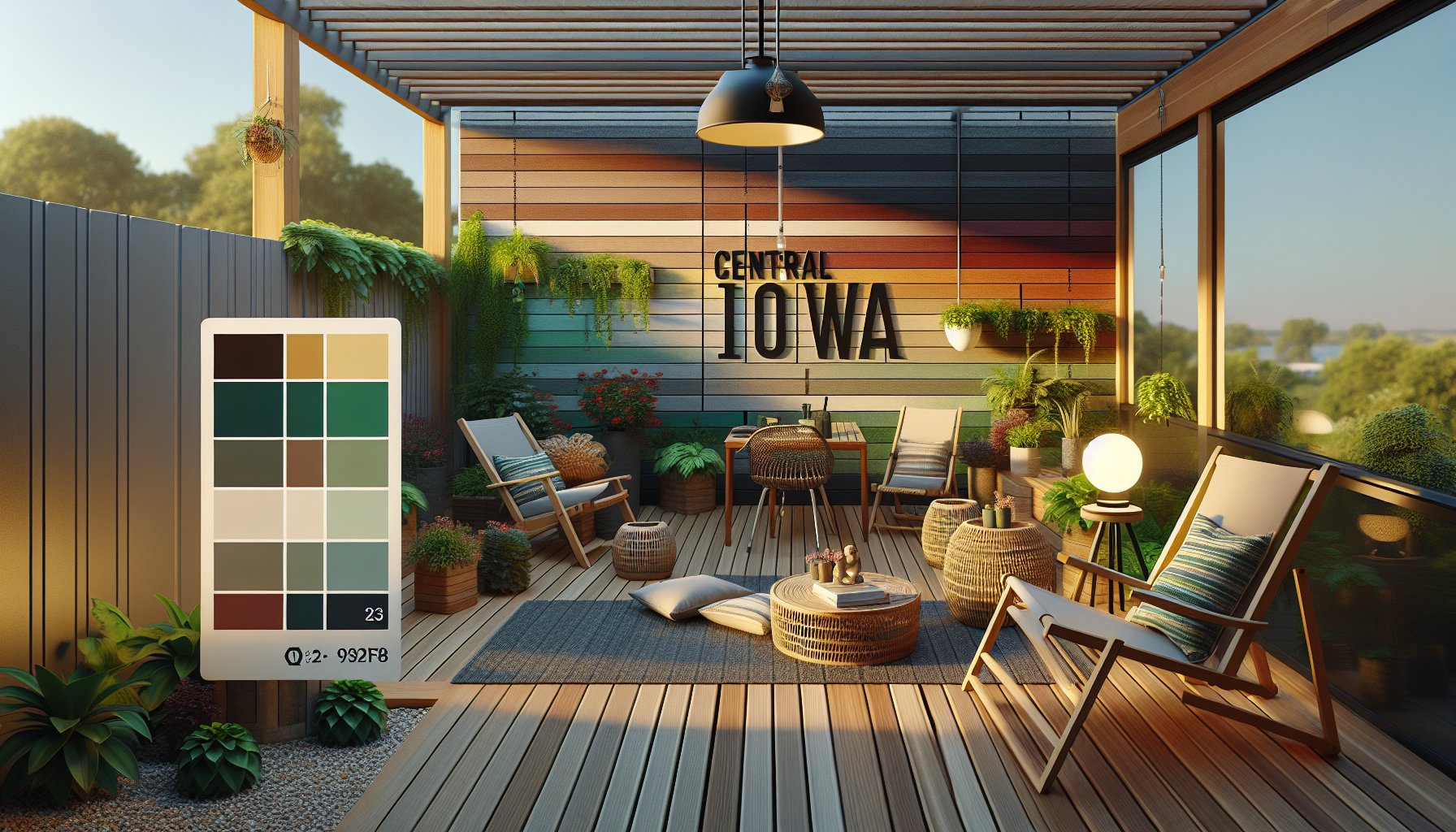 Eco-friendly composite decking by Custom Decks LLC enhances sustainable outdoor living in Central Iowa with low-maintenance solutions.