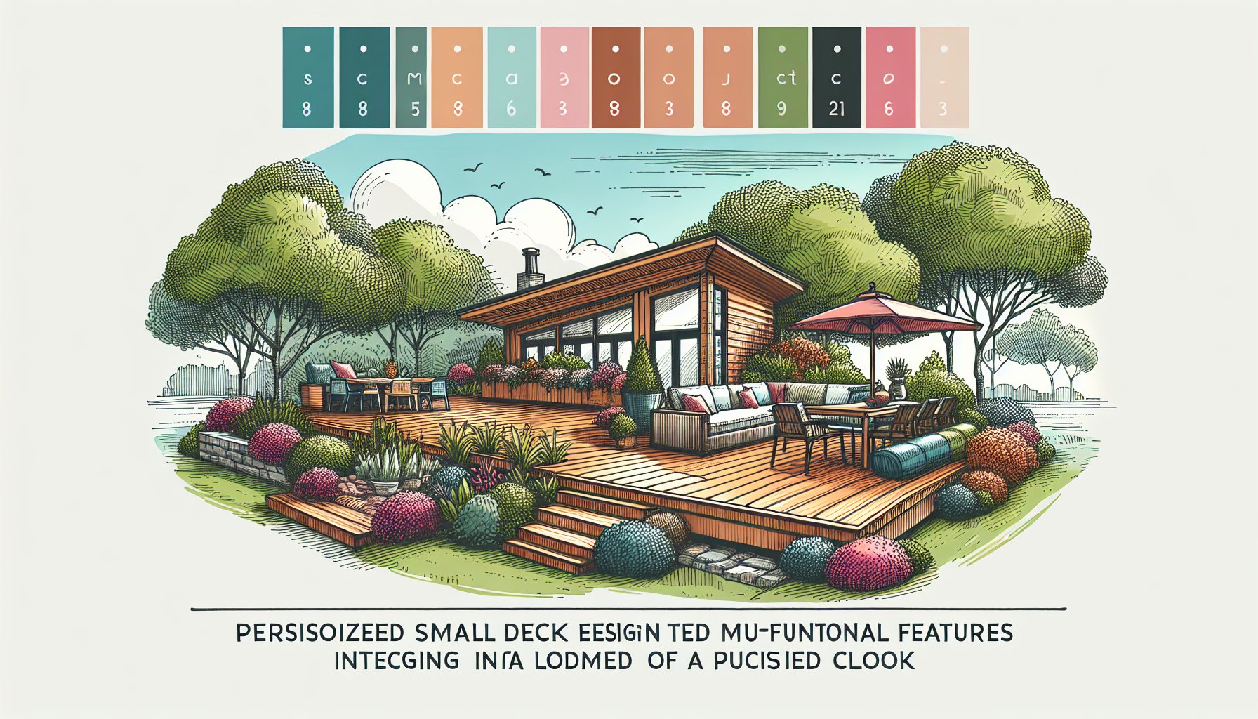 Small deck designs for outdoor living, featuring multi-functional features and personalized landscaping integration.