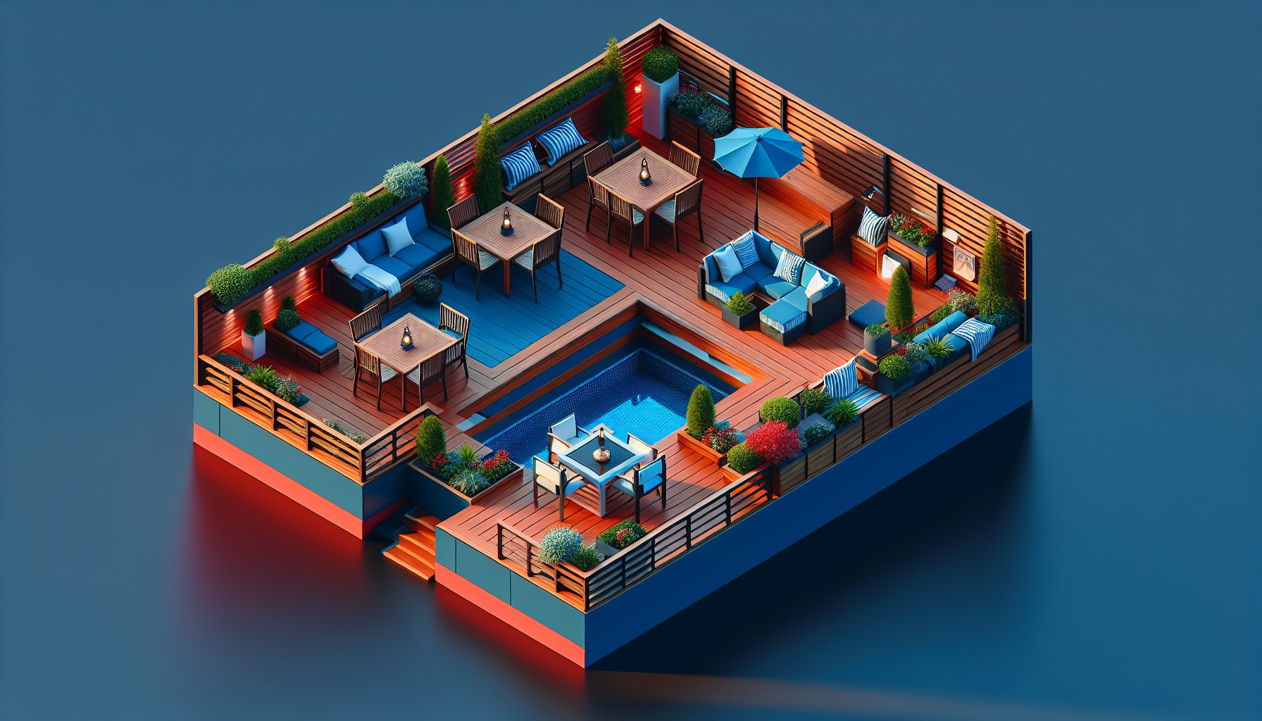 Custom deck designs for small outdoor spaces, showcasing ideas to maximize space and enhance outdoor living solutions.