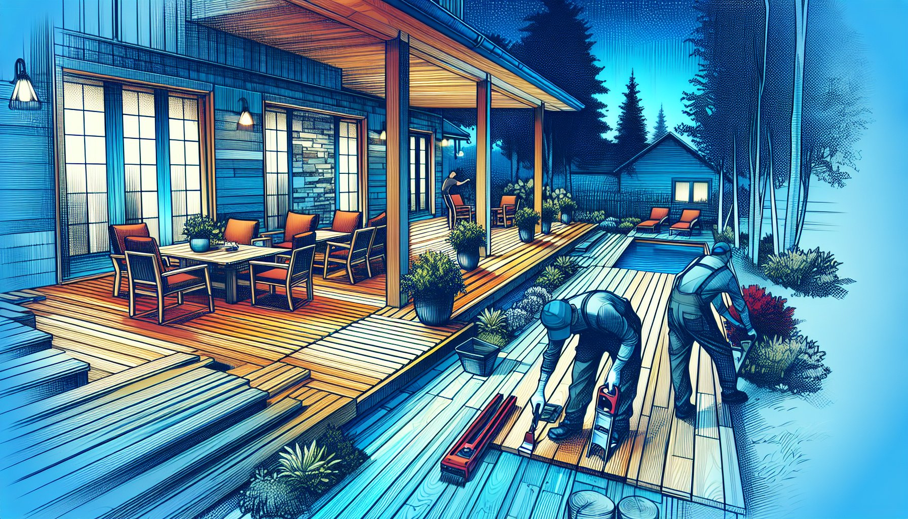 Expert craftsmanship in commercial deck installation enhances outdoor living spaces with sustainable materials by local deck builders.