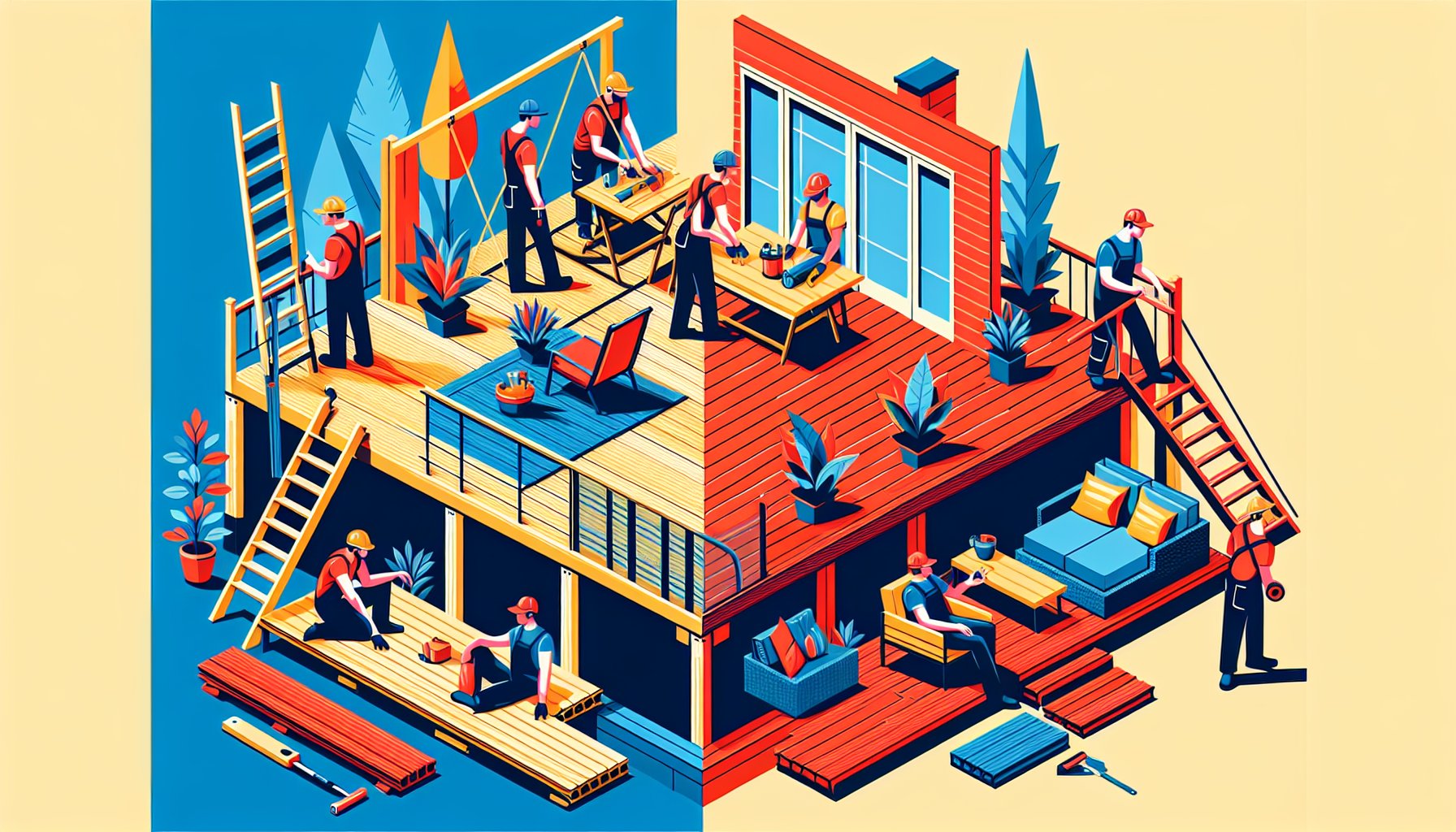 Custom commercial deck installation enhances outdoor living spaces with eco-friendly materials and quality craftsmanship.