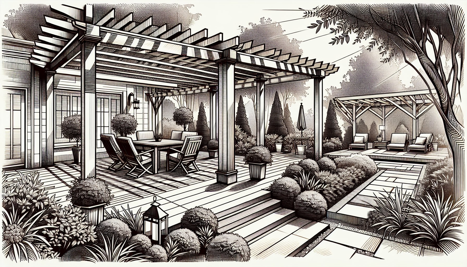 Seasonal maintenance tips for pergolas by Custom Decks LLC to enhance outdoor living spaces and backyard design ideas.