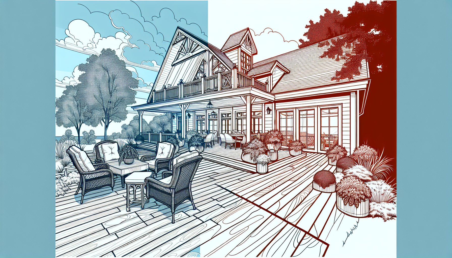 Custom deck installation by expert builders ensures quality craftsmanship and tailored outdoor design for exceptional living spaces.