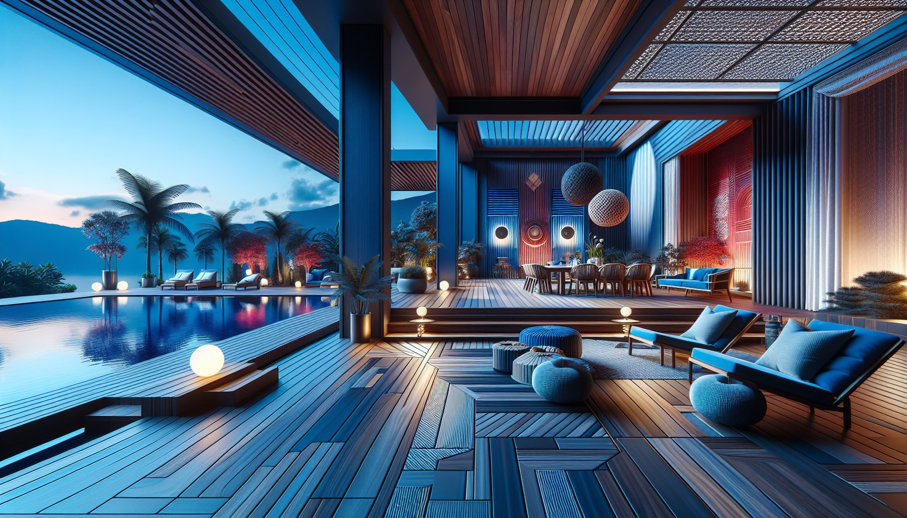 Luxury deck designs featuring PVC decking for a personalized outdoor retreat and maximizing your outdoor space.