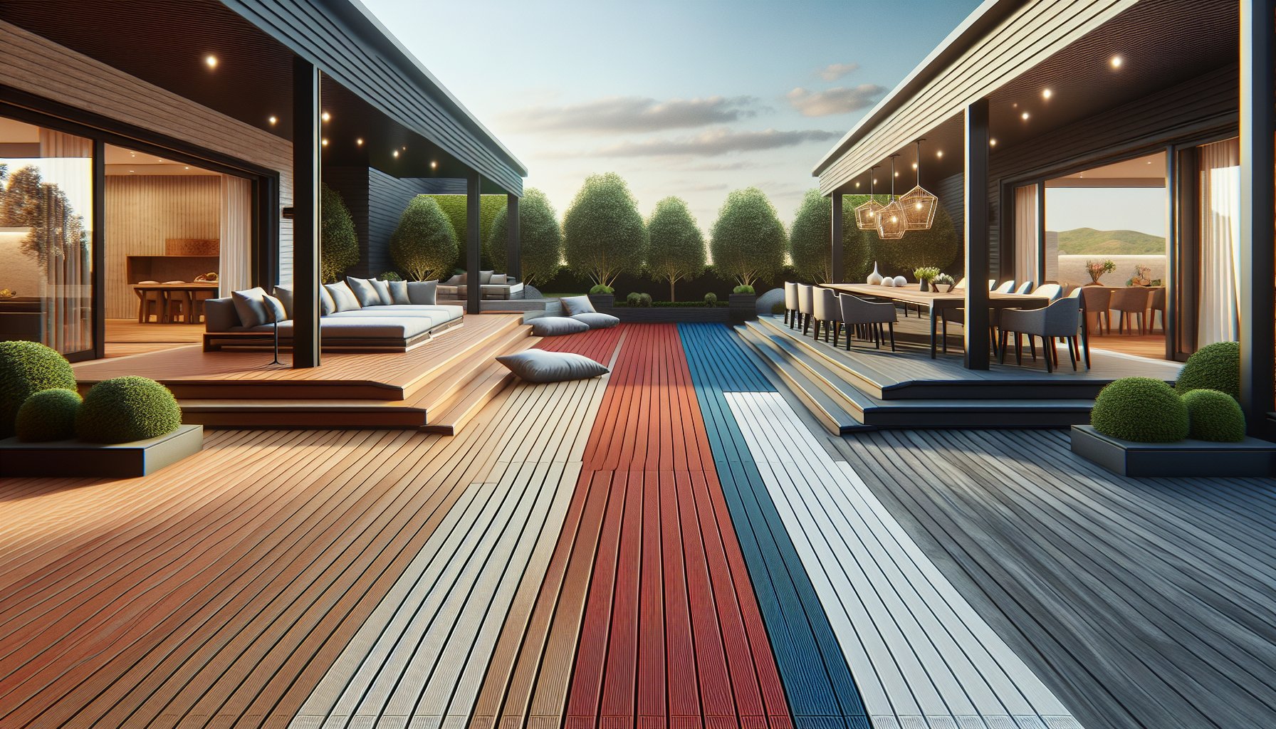 Luxury deck designs guide by Custom Decks LLC, covering timber vs composite decking, outdoor living spaces, and maintenance tips.